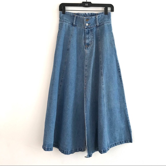 milkbar Dresses & Skirts - MILKBAR Long Denim Skirt ❤️